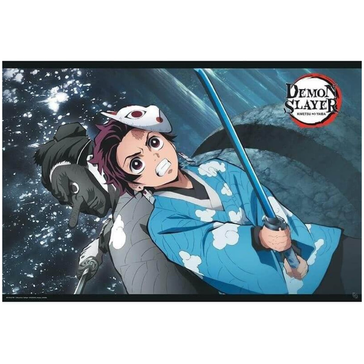 Demon Slayer Kimetsu no Yaiba - Tanjiro & Urukodaki Poster 91.5x61cm - Image 1