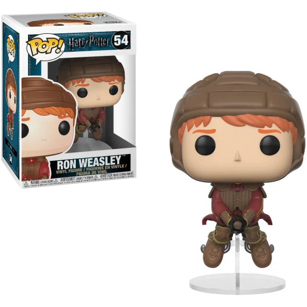 Funko Pop! Movies Harry Potter - Ron Weasley on broom #54