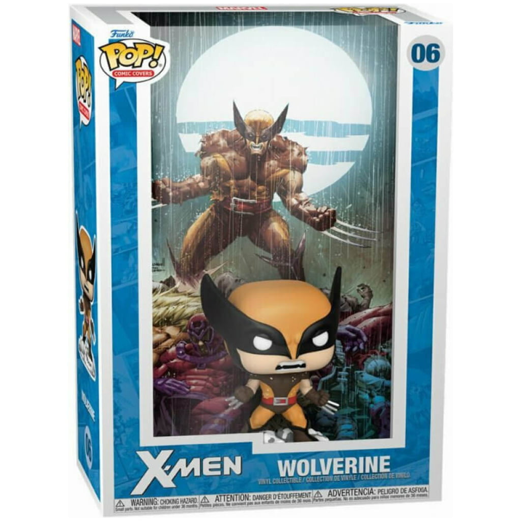  funko pop comic covers marvel wolverine   bobble head x