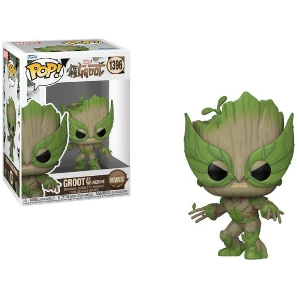 Funko POP! Marvel We Are Groot - Groot as Wolverine #1396