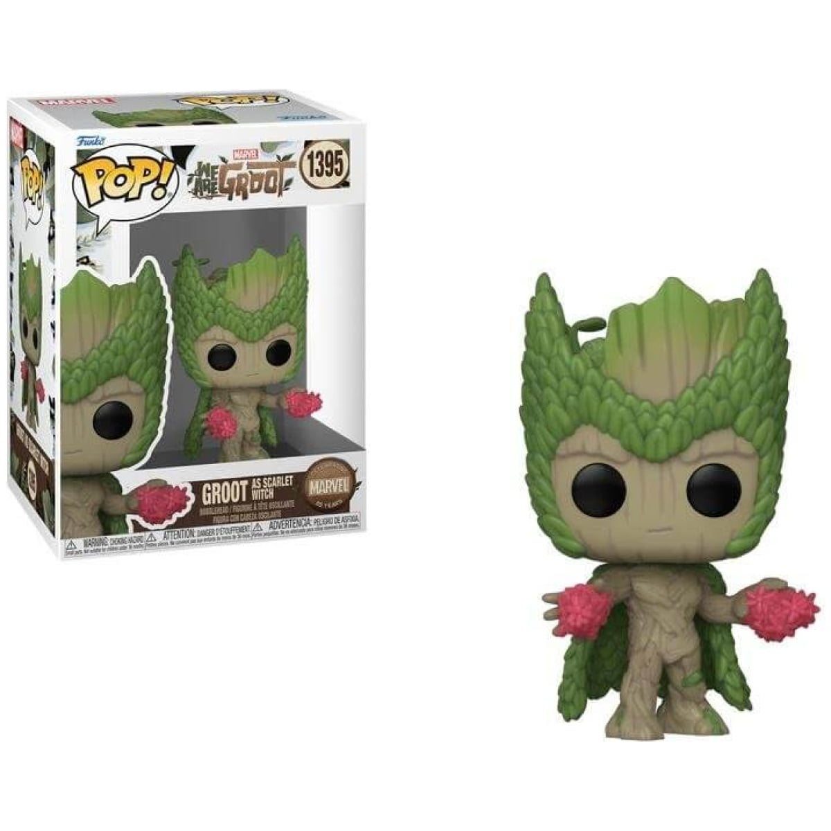 Funko POP! Marvel We Are Groot - Groot as Scarlet Witch #1395 - Image 1