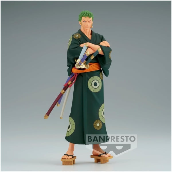 One Piece DXF The Grandline Series Wano Country Roronoa Zoro (Yukata Ver.) statue 17cm