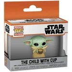Star Wars The Mandalorian Pocket POP! Vinyl Keychains 4 cm yoda The Child w/Cup