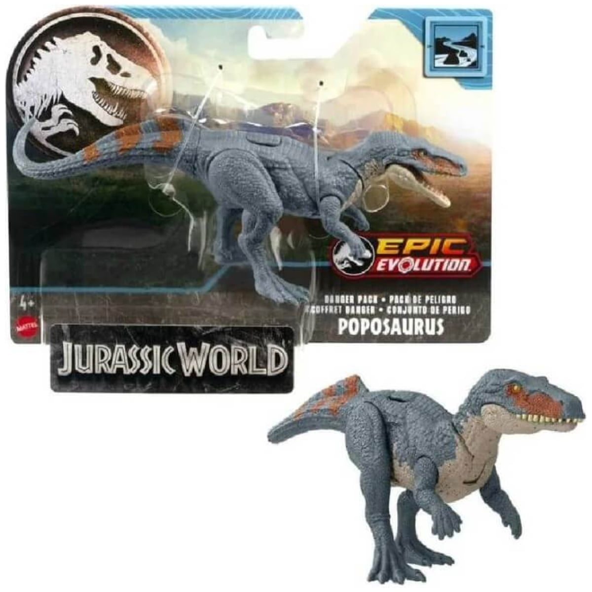 Jurassic World - Epic Evolution Danger Pack - Poposaurus 17cm - Image 1