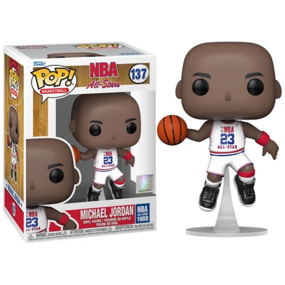 Funko POP! NBA Legends - Michael Jordan (All Star Jersey 1988) #137 - Image 1