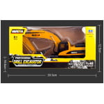 HUINA 1911 1:40 SCALE TRACKED EXCAVATOR DRILL - JACKHAMMER STATIC MODEL - Image 2