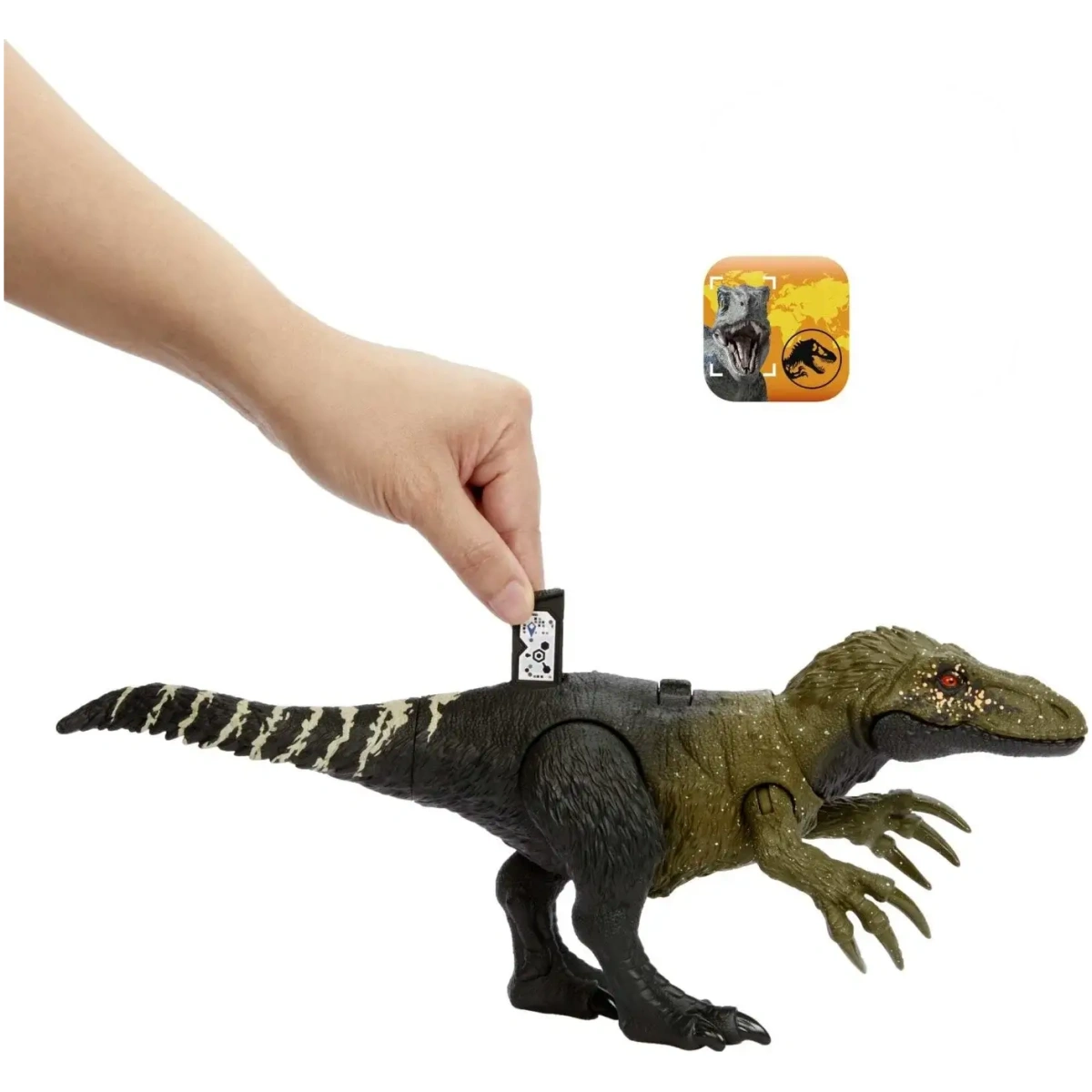 Mattel Jurassic World Dino Trackers Wild Roar - Orkoraptor  28cm - Image 2