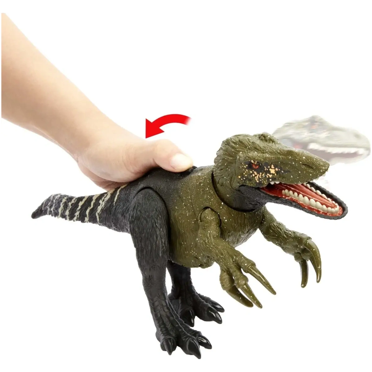 Mattel Jurassic World Dino Trackers Wild Roar - Orkoraptor  28cm - Image 3