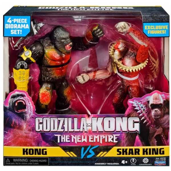 Kong vs Skar King -  The new Empire Action Figures 15cm