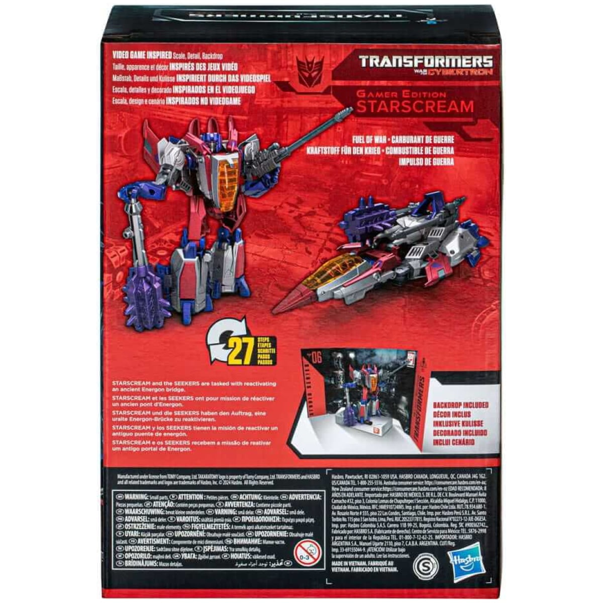 The Transformers The Movie Generations Studio Series Voyager Class Action Figure Gamer Edition 06 Starscream 16cm - Image 4