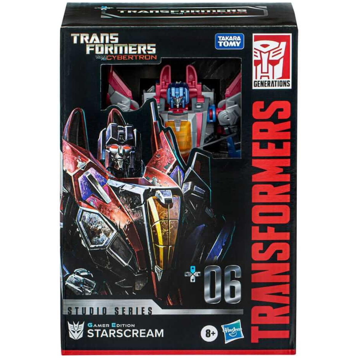The Transformers The Movie Generations Studio Series Voyager Class Action Figure Gamer Edition 06 Starscream 16cm - Image 1