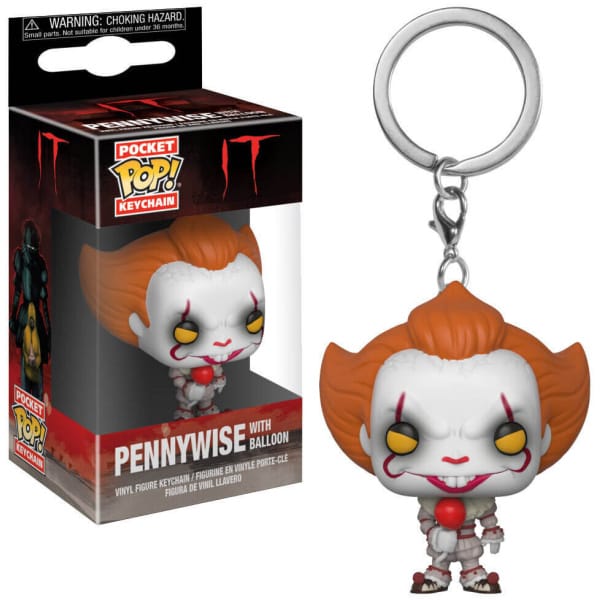 Funko Pocket Pop! Keychain Movies IT - Pennywise with Red Balloon
