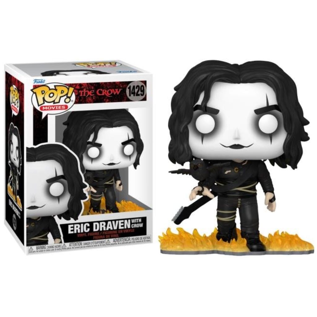    figoura funko pop the crow eric draven with crow  x