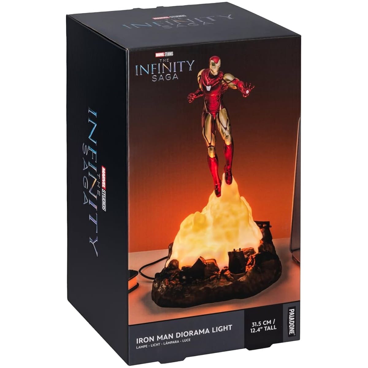 marvel infinity saga - iron man diorama light 31.5cm - Image 2