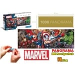 Marvel avengers line up - panorama jigsaw puzzle 1000pcs  98x33cm - Image 2
