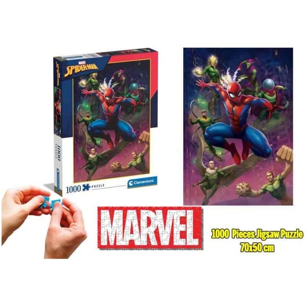 Marvel spider-man the sinister six - jigsaw puzzle 1000pcs  50x70cm