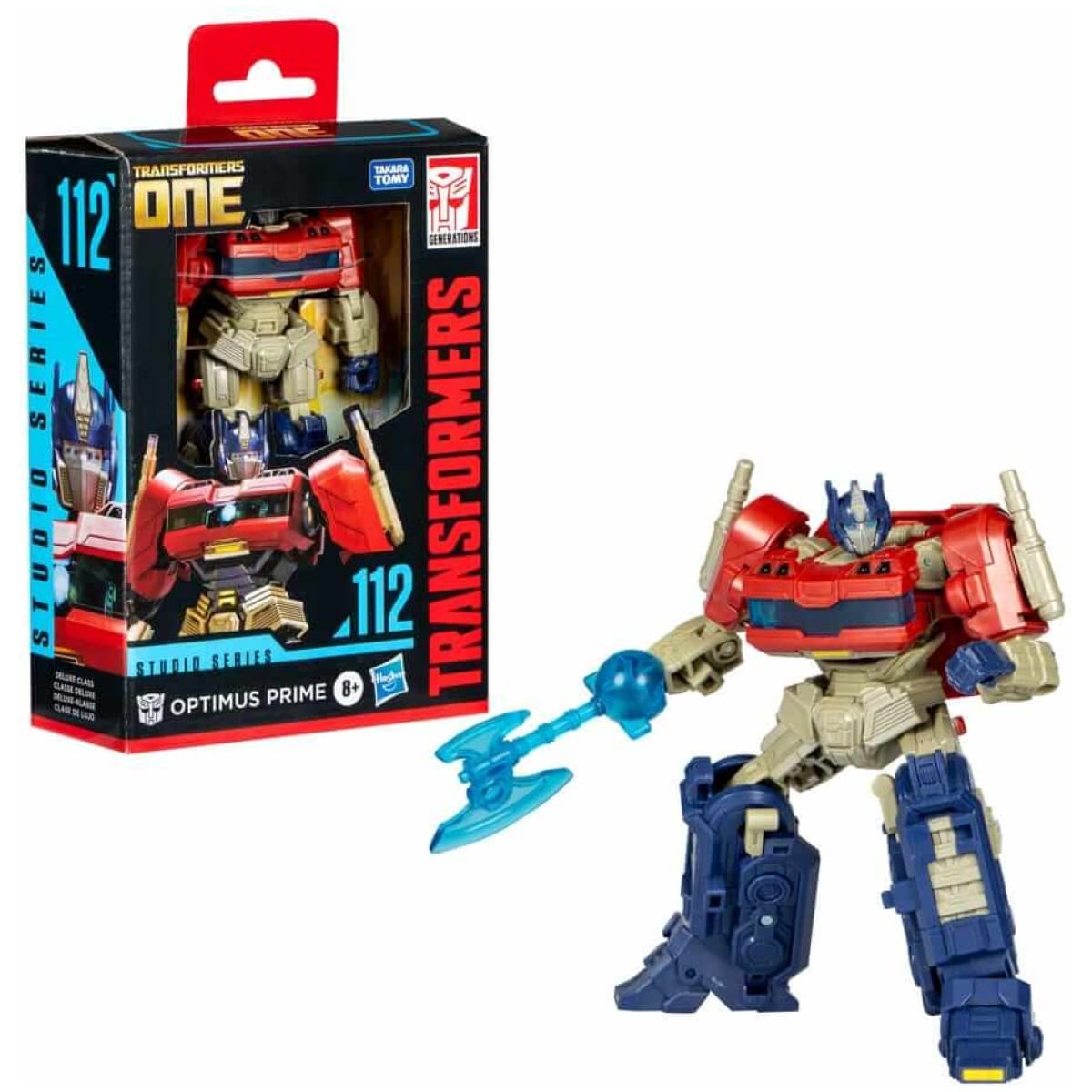 Transformers One Studio Series Deluxe Class Action Figure Optimus Prime 11cm - Image 1
