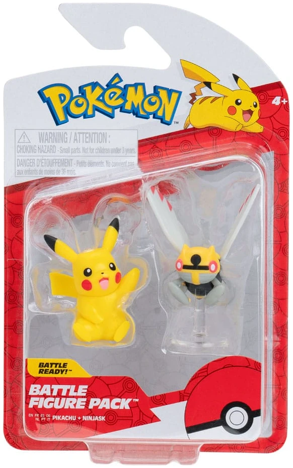 x_jazpkw3576_a Pokemon Battle Figure Set Figure 2-Pack Ninjask & Pikachu #7 - Image 1