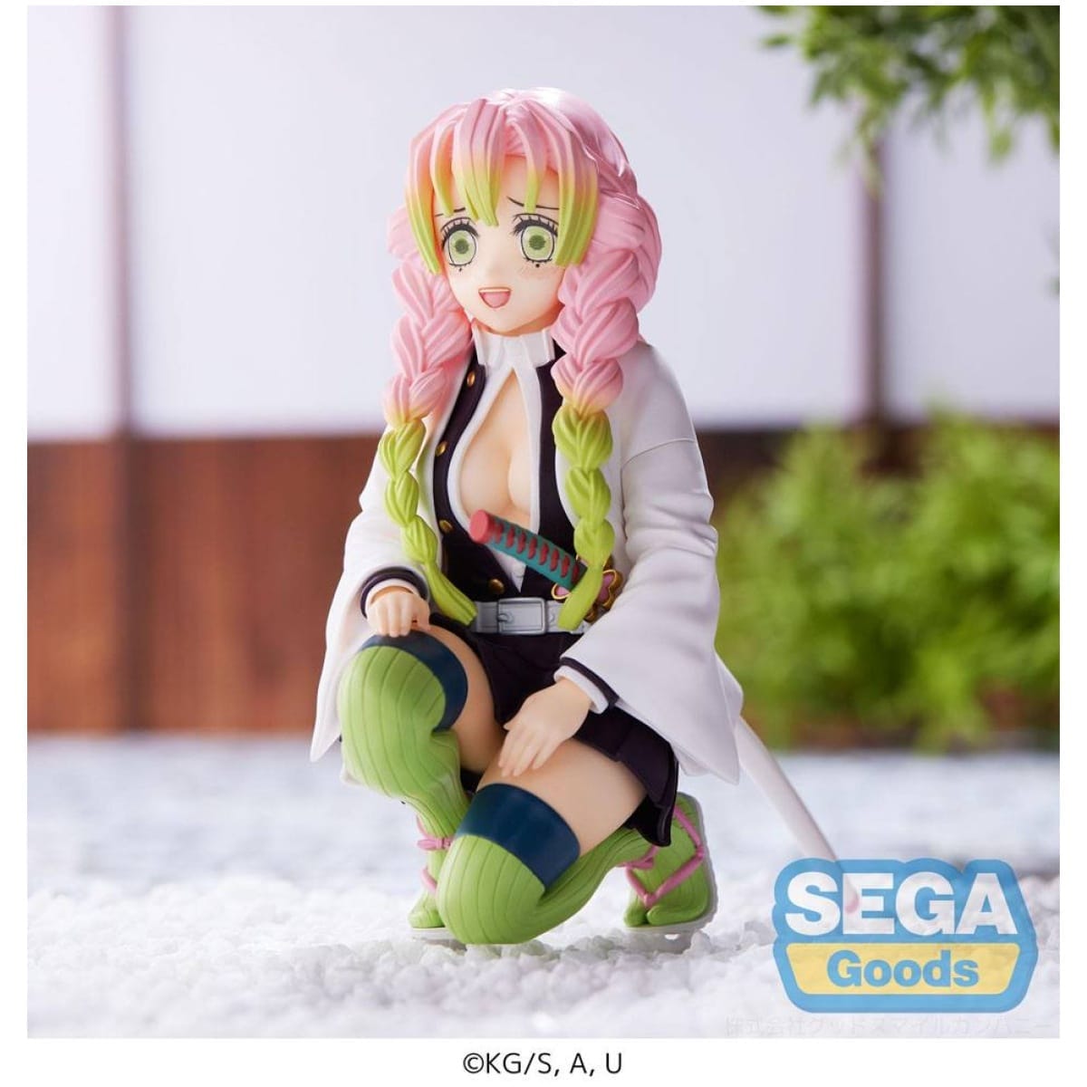Demon Slayer Kimetsu no Yaiba PM Perching PVC Statue Mitsuri Kanroji Hashira Meeting 11cm - Image 2