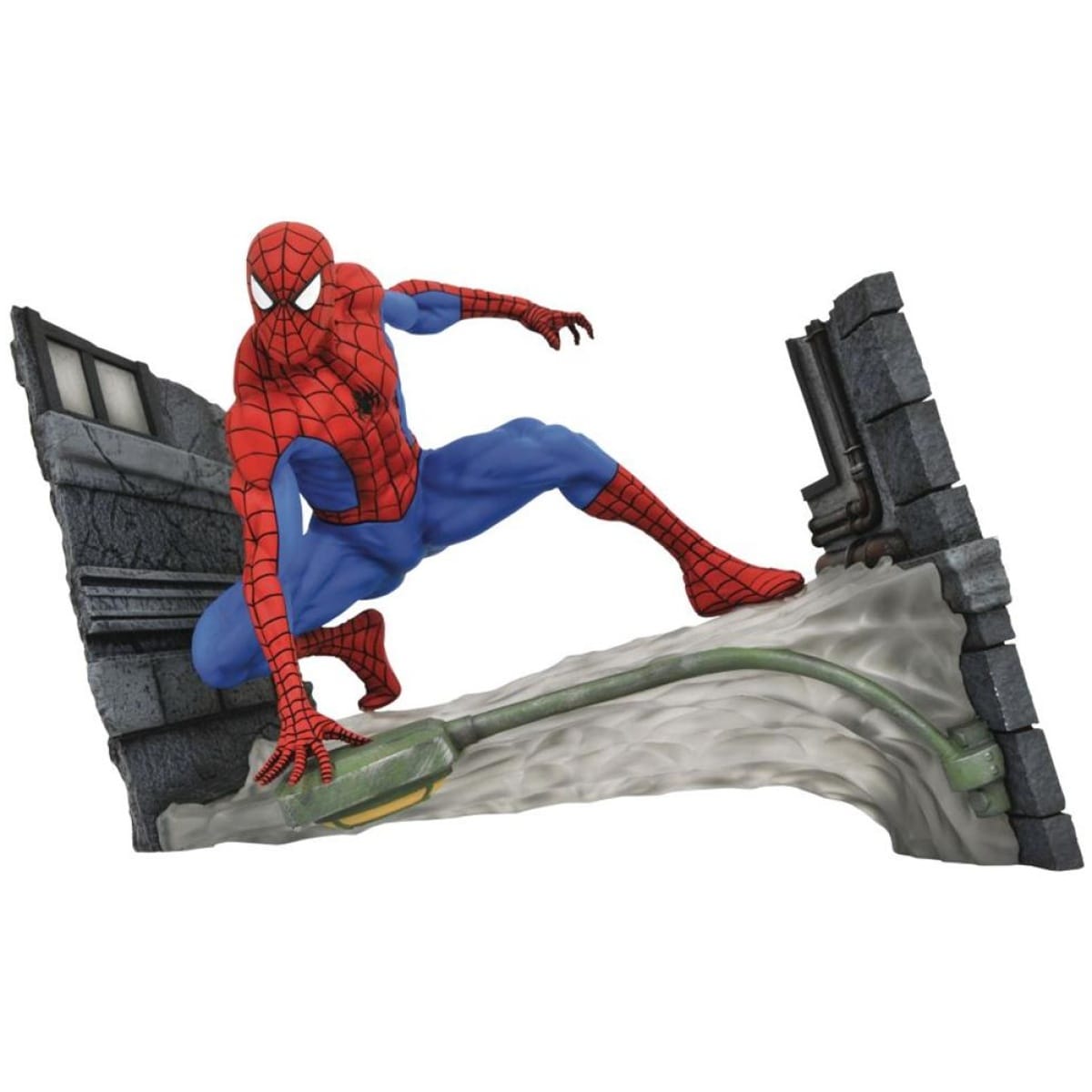 Diamond Marvel Gallery Spider-Man Comic - Webbing PVC Diorama 18cm - Image 1