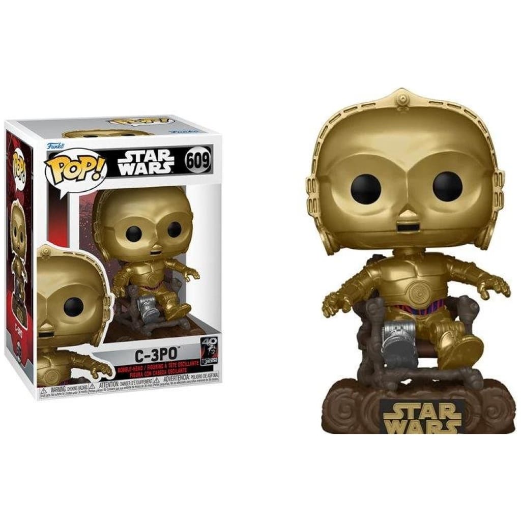    figoura funko pop star wars return of the jedi cp in chair  x