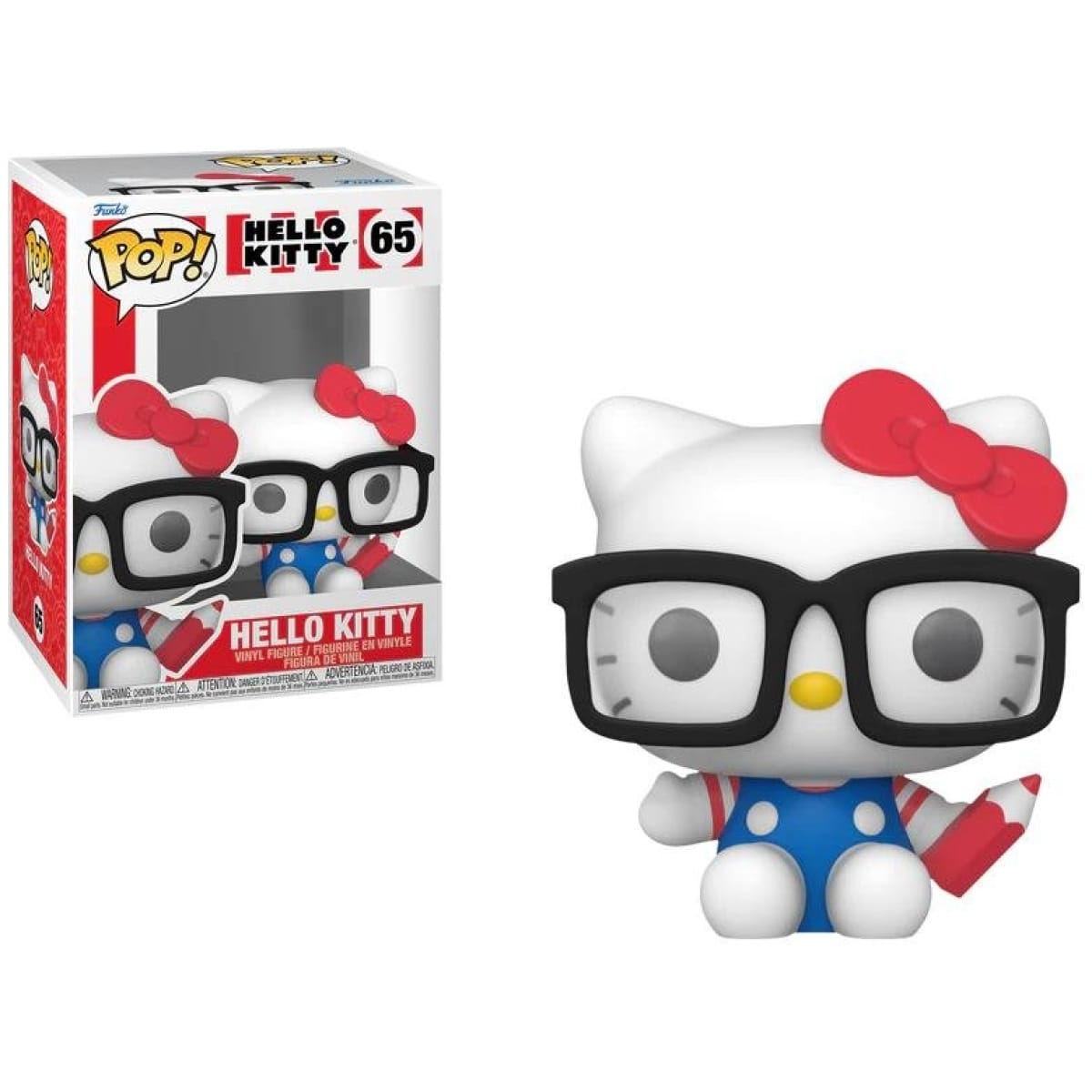 Funko POP! Sanrio Hello Kitty - Nerd Hello Kitty #65 - Image 1