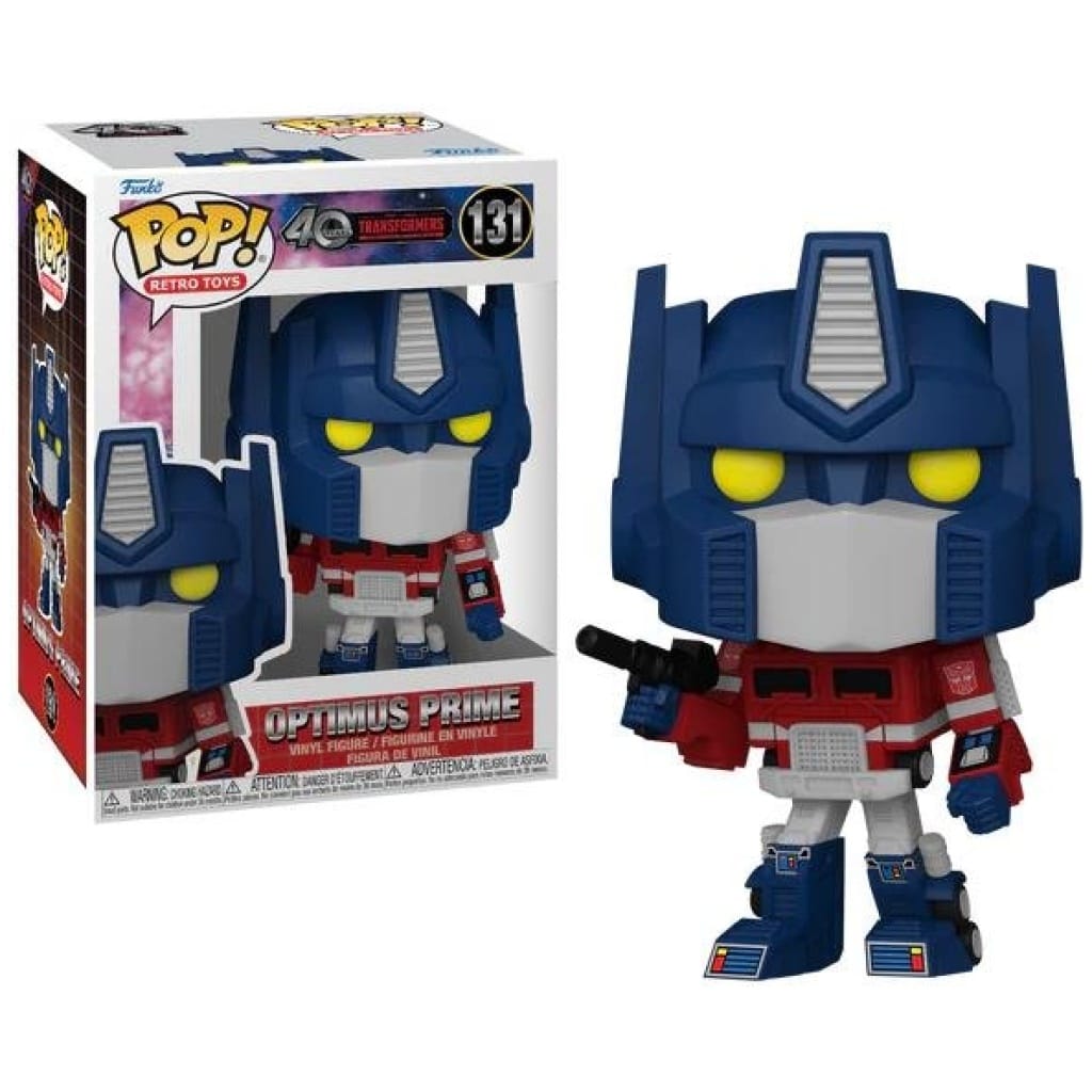    figoura funko pop retro toys transformers optimus prime  x