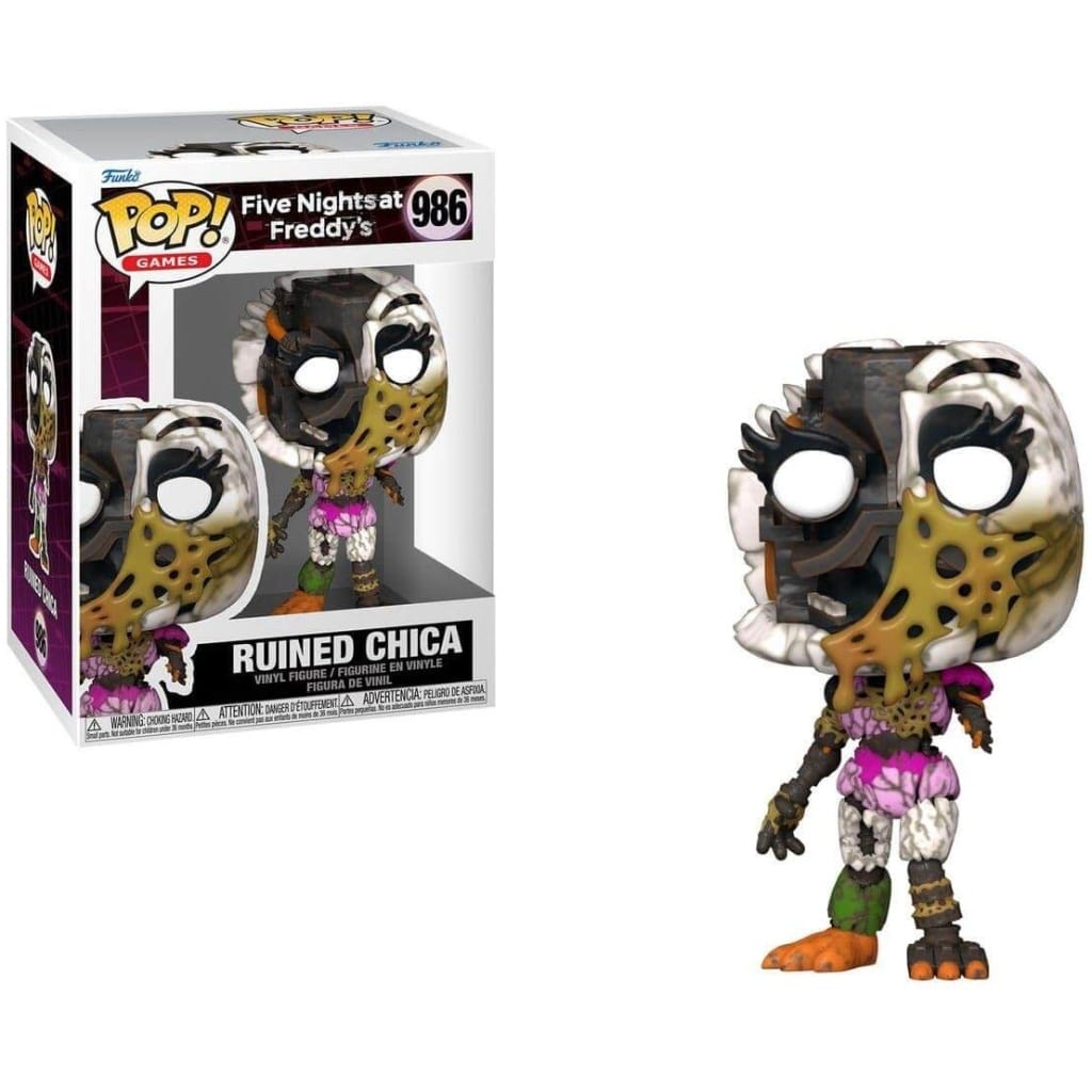    figoura funko pop five nights at freddys ruined chica  x