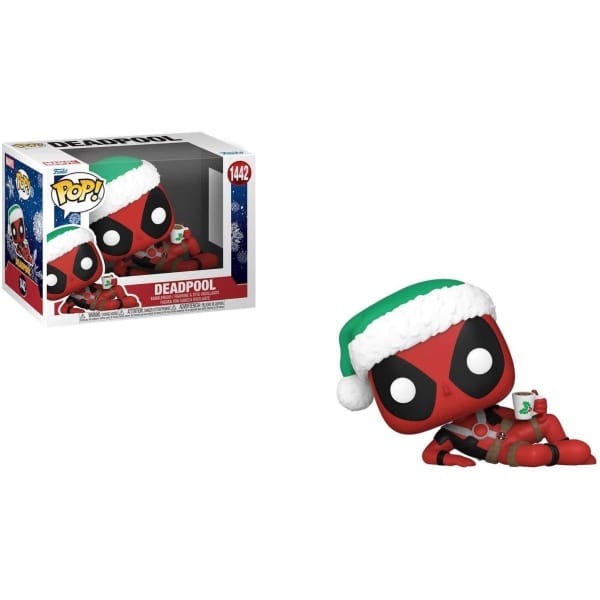    figoura funko pop marvel holiday deadpool  x