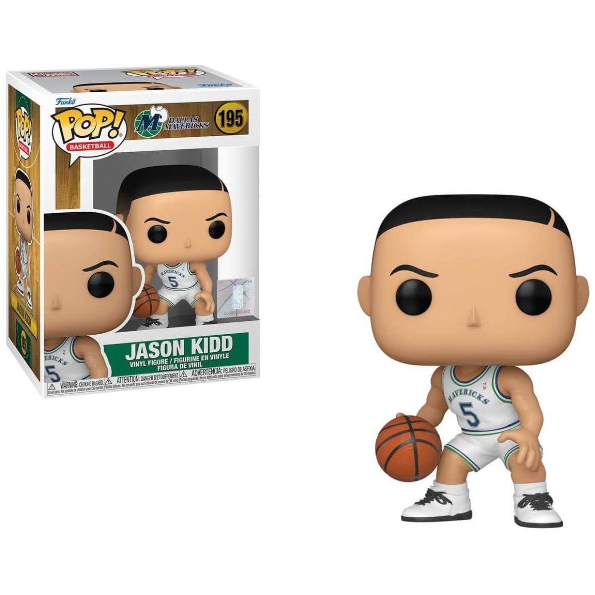 Funko POP! NBA Dallas Mavericks - Jason Kidd (Rookie Season) #195 - Image 1