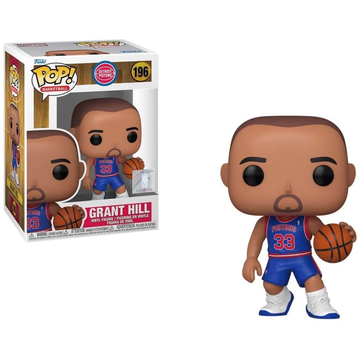 Funko POP! NBA Detroit Pistons - Grant Hill (Rookie Season) #196 - Image 1