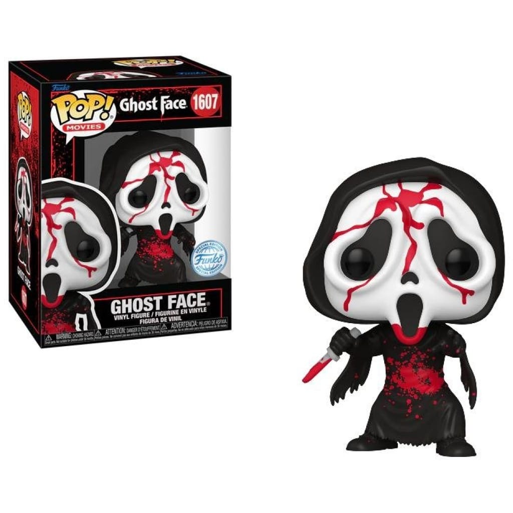   figoura funko pop scream ghost face bloody  exclusive x