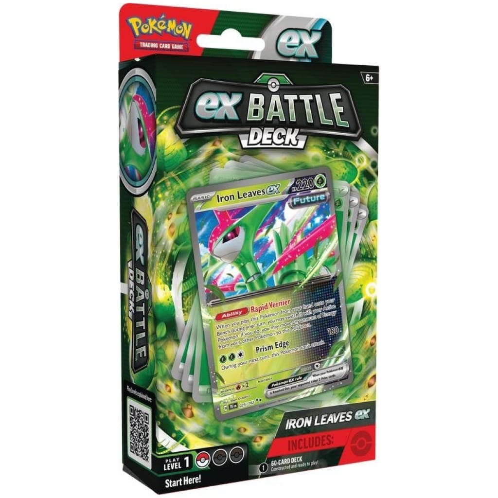    pokemon tcg iron leaves ex battle deck x