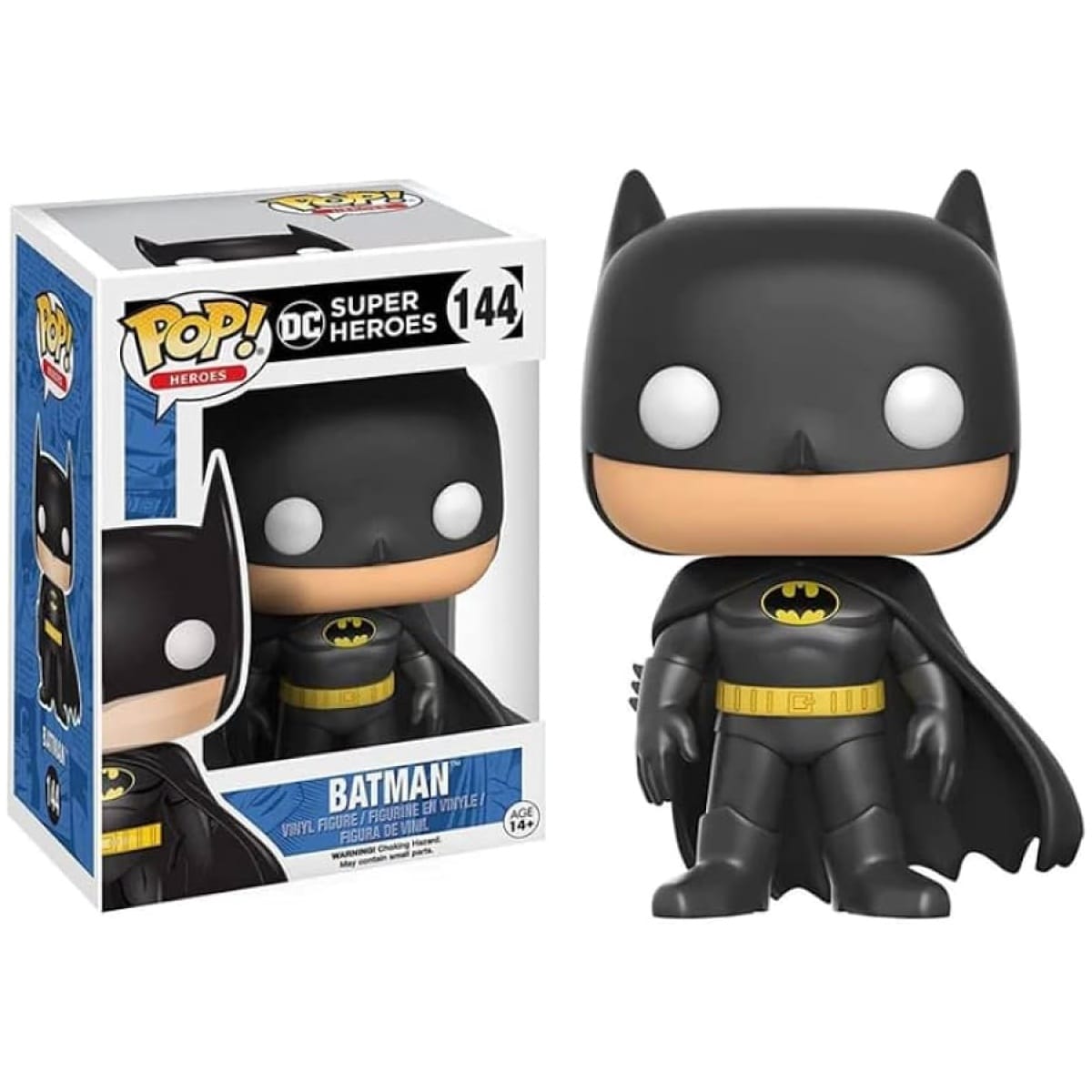 Funko POP! Comics dc heroes - Classic Batman (Flowing Cape) 9cm #144 - Image 1