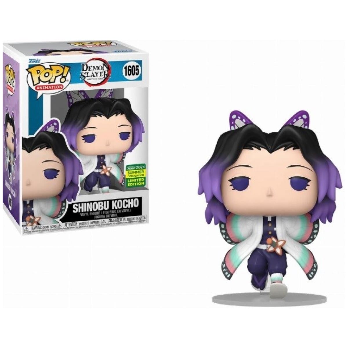 Funko POP! Demon Slayer Kimetsu no Yaiba - Shinobu Kocho #1605 SDCC 2024 limited edition - Image 1
