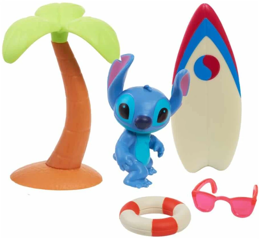 x_jpl46272 Lilo & Stitch Mini Figure Playset Hang Ten Stitch 7cm - Image 1