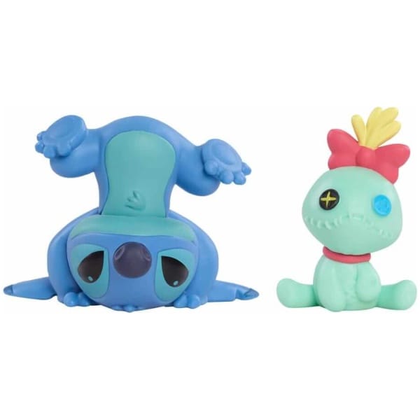 Lilo & Stitch Mini Figure 2-Pack Scrump & Upside Down Stitch 7cm