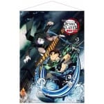 Demon Slayer Kimetsu no Yaiba Wallscroll Mugen Train Tanjiro Vs Enmu 50 x 70cm