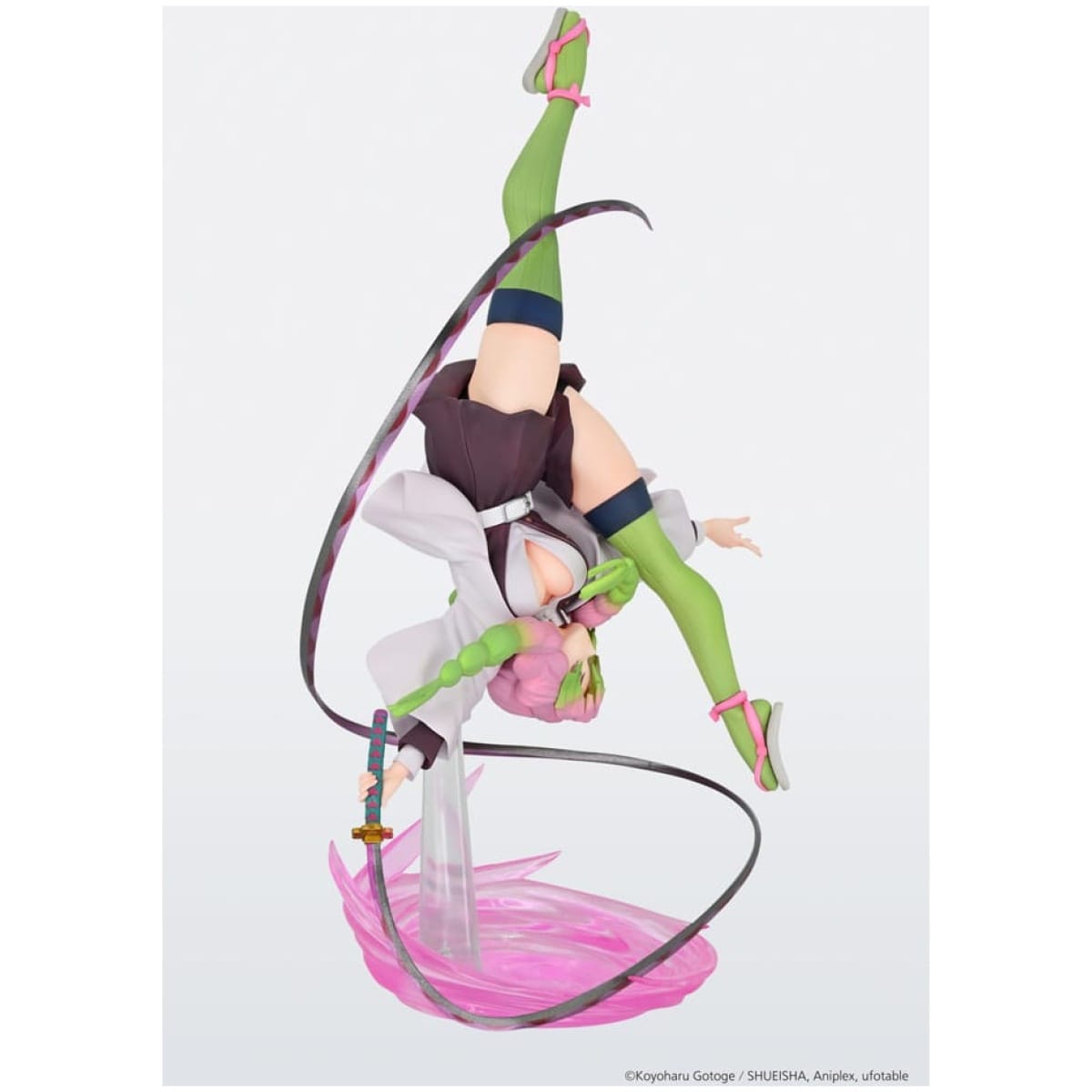 Demon Slayer Kimetsu No Yaiba Aerial PVC Statue Mitsuri Kanroji - Image 3