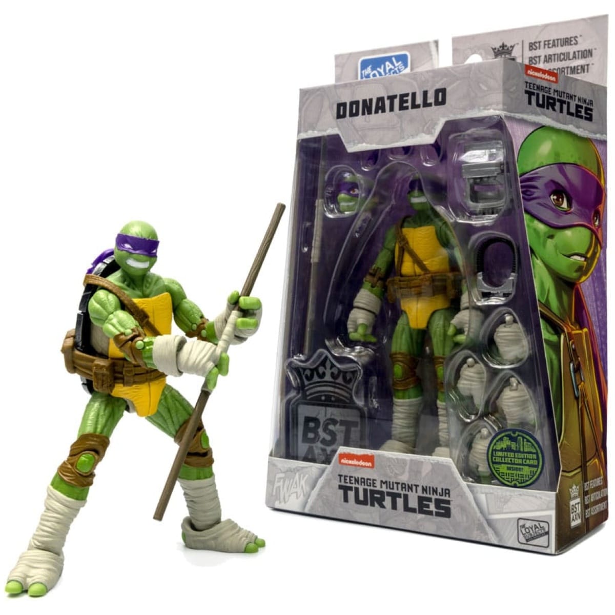Teenage Mutant Ninja Turtles BST AXN Action Figure Donatello (IDW Comics) 13cm - Image 1