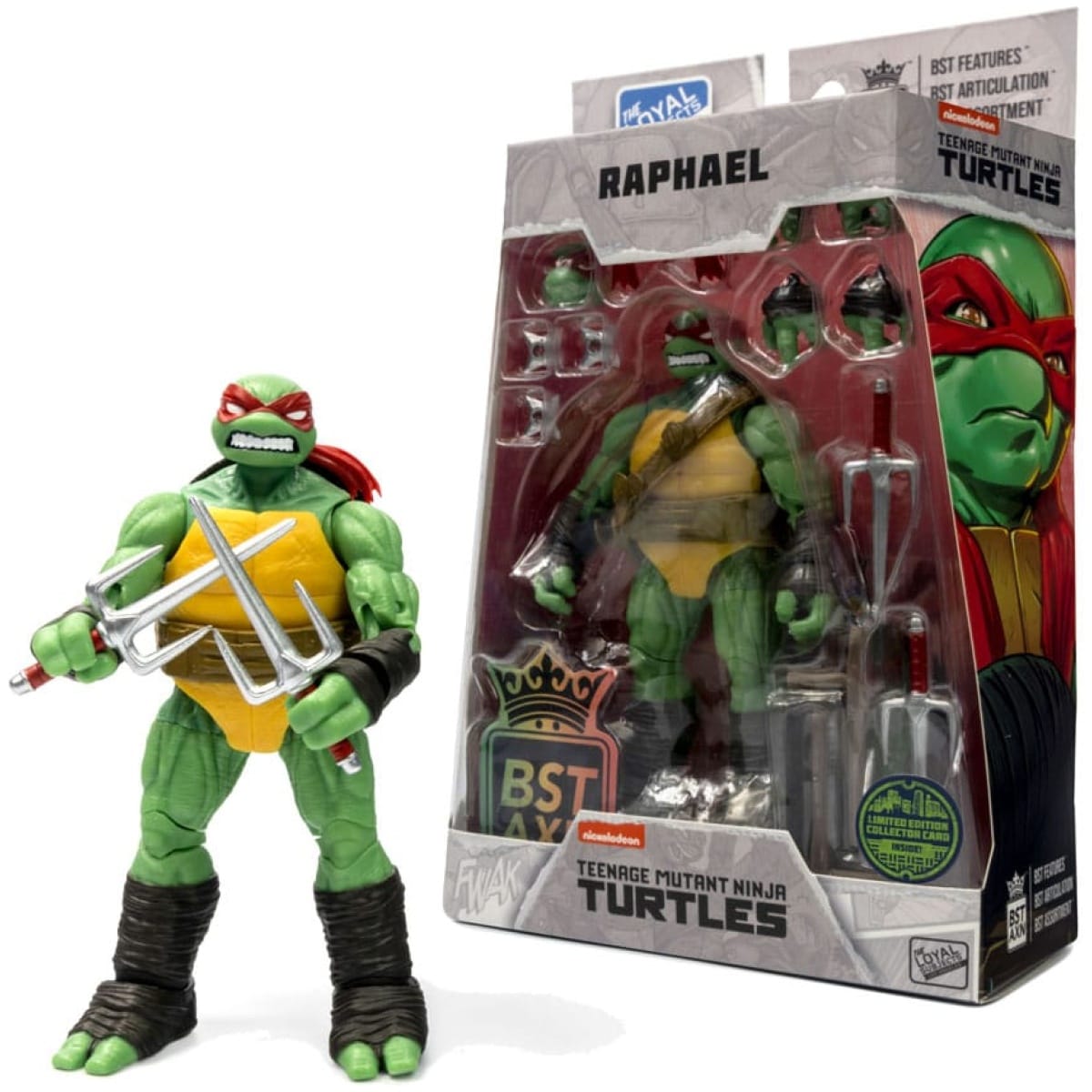 Teenage Mutant Ninja Turtles BST AXN Action Figure Raphael (IDW Comics) 13cm - Image 1