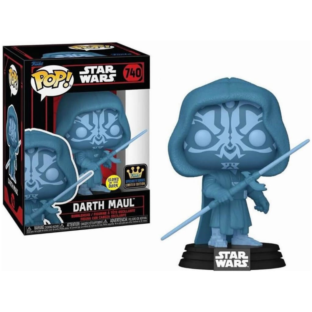  figoura funko pop star wars darth maul holo gitd  exclusive x