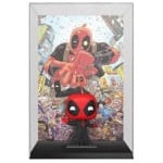    figoura funko pop comic covers marvel deadpool in black suit  x