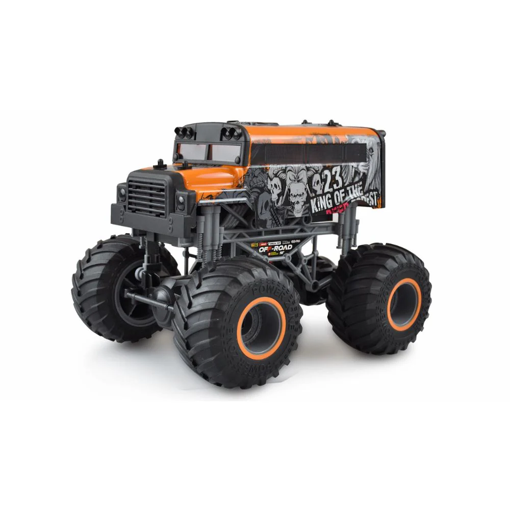 282460_AB_Amewi_Crazy_Schoolbus_Elektro_Brushed_Monster_Truck_2WD_116_RTR_orange_Amewi_Trade_eK_22452282890_1_2048x2048 Crazy SchoolBus Monster Truck 1/16 RTR orange - Image 1