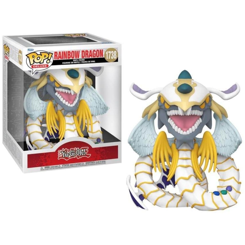    figoura funko pop deluxe yu gi oh rainbow dragon  x