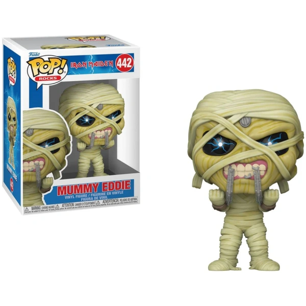    figoura funko pop rocks music iron maiden mummy eddie  x x