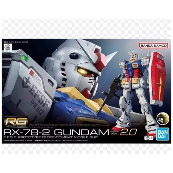 Rg Rx-78-2 Gundam 1/144 Ver.2.0