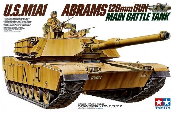 u-s-m1a1-abrams-1-35 U.S. M1A1 Abrams 120mm Gun Main Battle Tank - Image 1