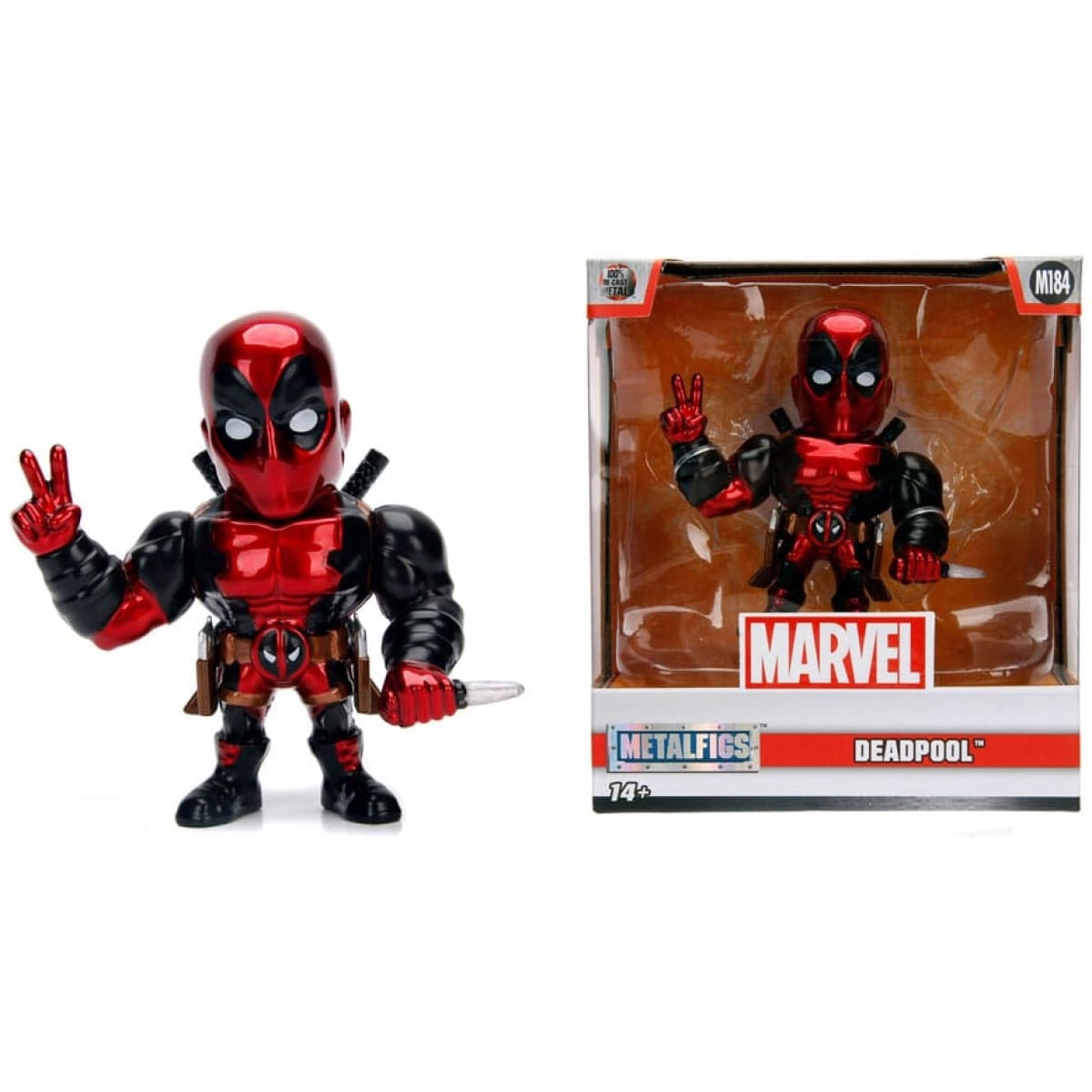 Marvel Diecast Mini Figure Deadpool 10cm - Image 1