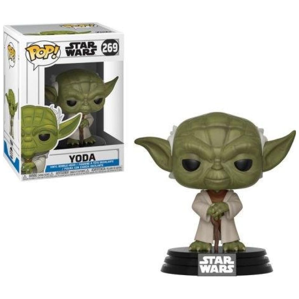    figoura funko pop star wars clone wars yoda  x